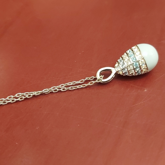 Swarovski teardrop crystal necklace - Picture 5 of 7
